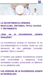 Mobile Screenshot of incontinenciaurinariamasculina.com